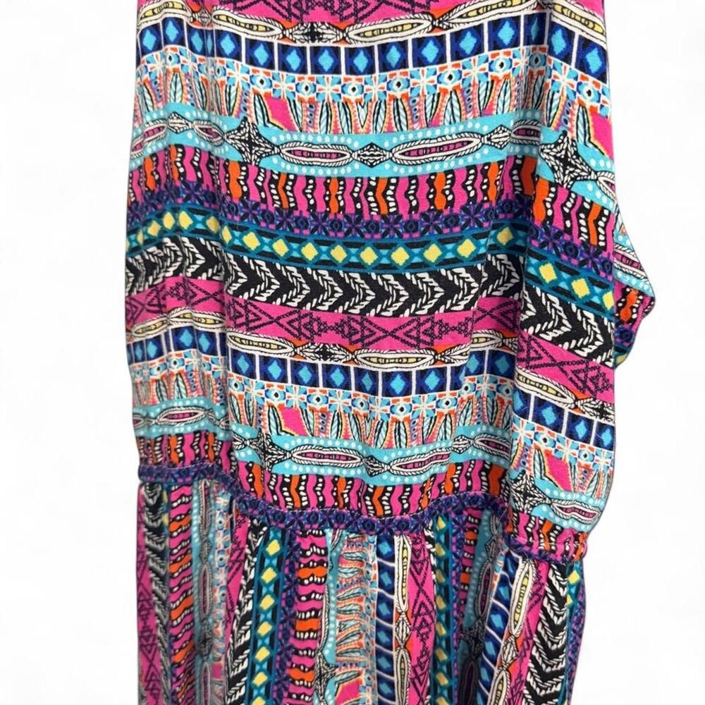Patterned Boho Maxi Dress